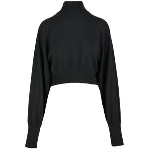 Sportmax, Dames, Truien, Zwart, Maat: L