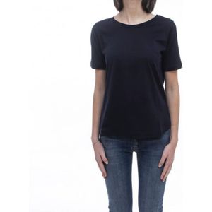 Herno, Dames, Tops, Blauw, Maat: M Katoen,