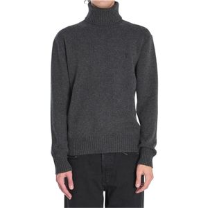 Ami Paris, Heren, Truien, Grijs, Maat: M Wol,