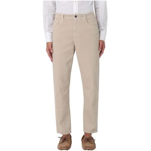 Brunello Cucinelli, Heren, Jeans, Grijs, Maat: W38