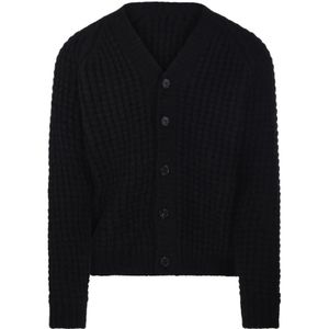 Roberto Collina, Heren, Truien, Zwart, Maat: XL Wol,