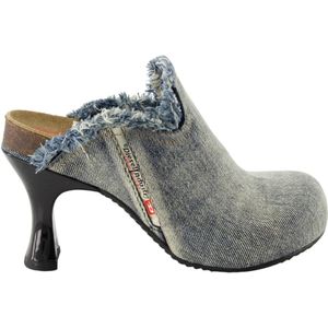 Diesel, Dames, Schoenen, Blauw, Maat: 35 EU Denim,