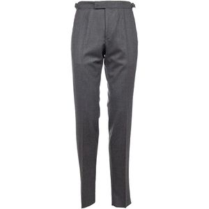 Zegna, Heren, Broeken, Grijs, Maat: 2XL Wol,