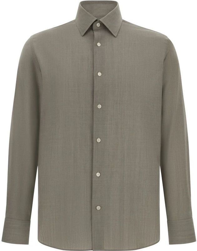 Boggi Milano - Overhemd - Aardetinten - Lange Mouw - Regular Fit