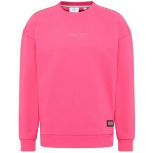 Carlo Colucci, Heren, Sweatshirts & Hoodies, Roze, Maat: L Katoen,