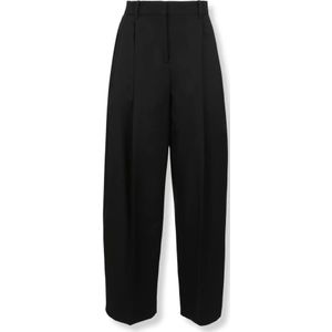 Jacquemus, Dames, Broeken, Zwart, Maat: M Katoen,