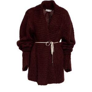 Dries Van Noten, Dames, Truien, Bruin, Maat: S Mohair,