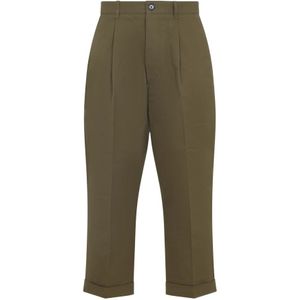 Ami Paris, Heren, Broeken, Groen, Maat: S Katoen,