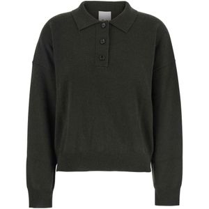 Allude, Dames, Truien, Groen, Maat: XS Wol,