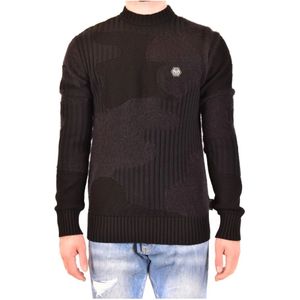 Philipp Plein, Heren, Truien, Zwart, Maat: M