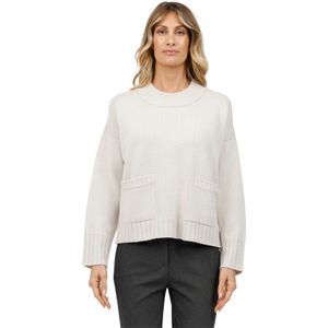 Alpha Studio, Dames, Truien, Beige, Maat: M