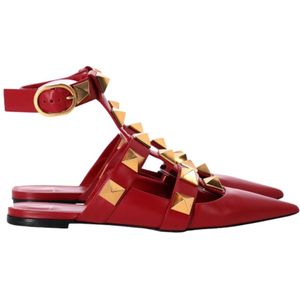 Valentino Garavani, Dames, Schoenen, Rood, Maat: 36 EU Leer,