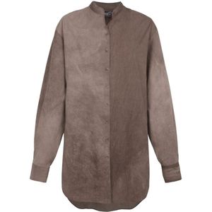 Cortana, Heren, Overhemden, Bruin, Maat: L Katoen,