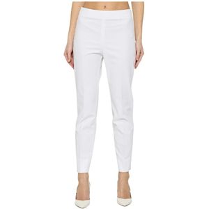 Moschino, Dames, Broeken, Wit, Maat: M Katoen,
