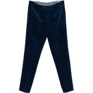 Brunello Cucinelli, Heren, Broeken, Blauw, Maat: 2XL Corduroy,