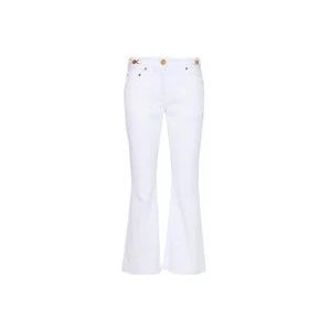 Versace Flared Jeans , White , Dames , Maat: W28