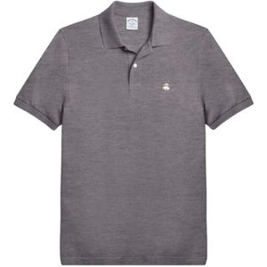 Brooks Brothers, Heren, Tops, Grijs, Maat: L Katoen,