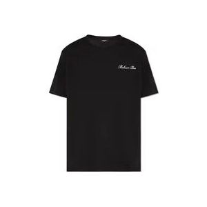 Balmain Oversized T-shirt , Black , Heren , Maat: XL