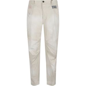 Dsquared2 Chinos , Gray , Heren , Maat: L