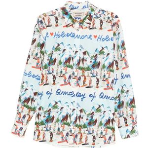 Alessandro Enriquez, Dames, Blouses & Shirts, Veelkleurig, Maat: S