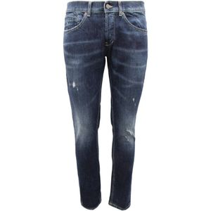 Dondup, Heren, Jeans, Blauw, Maat: W30 Katoen,