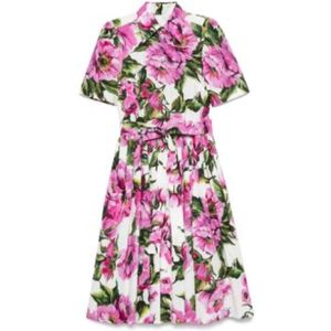 Dolce & Gabbana, Dames, Jurken, Veelkleurig, Maat: S Katoen,