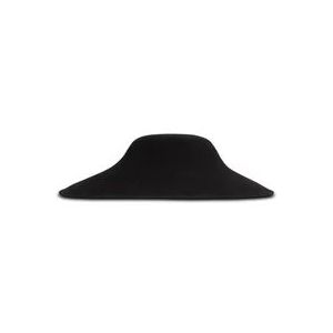 Balmain Fluwelen hoed , Black , Dames , Maat: 58 CM