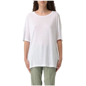 Dondup, Dames, Tops, Wit, Maat: S Katoen,