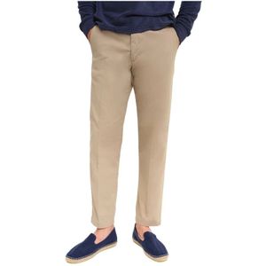 Peninsula, Heren, Broeken, Beige, Maat: XL Gabardine,