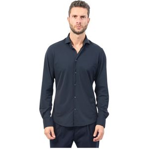 YES Zee, Heren, Overhemden, Blauw, Maat: M