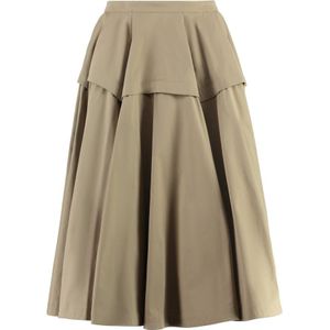 Bottega Veneta, Dames, Rokken, Beige, Maat: XS