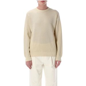 Auralee, Heren, Truien, Beige, Maat: XL Katoen,