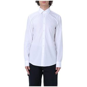 Hugo, Heren, Overhemden, Wit, Maat: L Katoen,