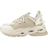 BUFFALO - Sneakers Laag - Crème/Sand - Met Plateau - Ronde Neus