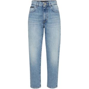 Philipp Plein, Dames, Jeans, Blauw, Maat: W27 Katoen,