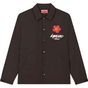 Kenzo, Heren, Jassen, Bruin, Maat: M