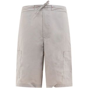 Gr10K, Heren, Korte broeken, Grijs, Maat: M
