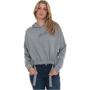 Hugo, Dames, Sweatshirts & Hoodies, Grijs, Maat: L Katoen,
