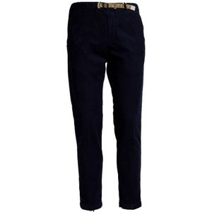 White Sand, Heren, Broeken, Blauw, Maat: XS Katoen,