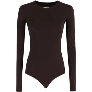 MM6 Maison Margiela, Dames, Tops, Bruin, Maat: XS