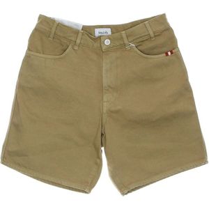 Amish, Heren, Korte broeken, Beige, Maat: W28 Katoen,