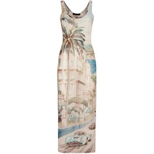 Philipp Plein - Lange Jurk - Veelkleurig - Tule - Dames