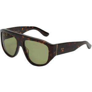 Retrosuperfuture - Biscotto - Zonnebril - Bruin - Geometrisch Acetaat Montuur