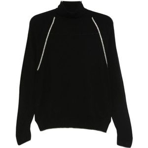 D.Exterior, Dames, Truien, Zwart, Maat: XL Viscose,