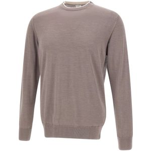 Eleventy, Heren, Truien, Bruin, Maat: S Wol,