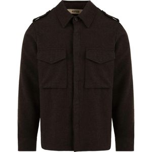 Aspesi, Heren, Jassen, Bruin, Maat: M Wol,