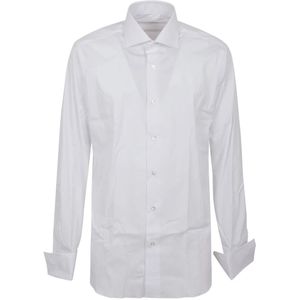 Buonamassa, Heren, Overhemden, Wit, Maat: 3XL Katoen,