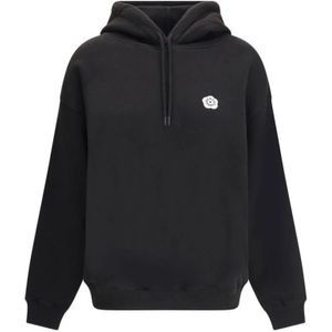 Kenzo, Dames, Sweatshirts & Hoodies, Zwart, Maat: L Katoen,