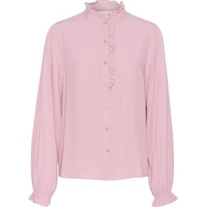 Cream, Dames, Blouses & Shirts, Roze, Maat: L Viscose,
