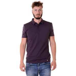 Versace, Heren, Tops, Paars, Maat: S Katoen,